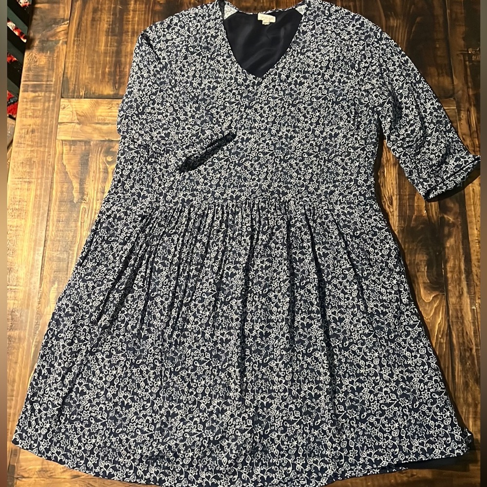 Size 16 Garnet Hill mid length dress EUC
